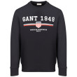 Gant Μαύρο Φούτερ C Neck - 3G2067043