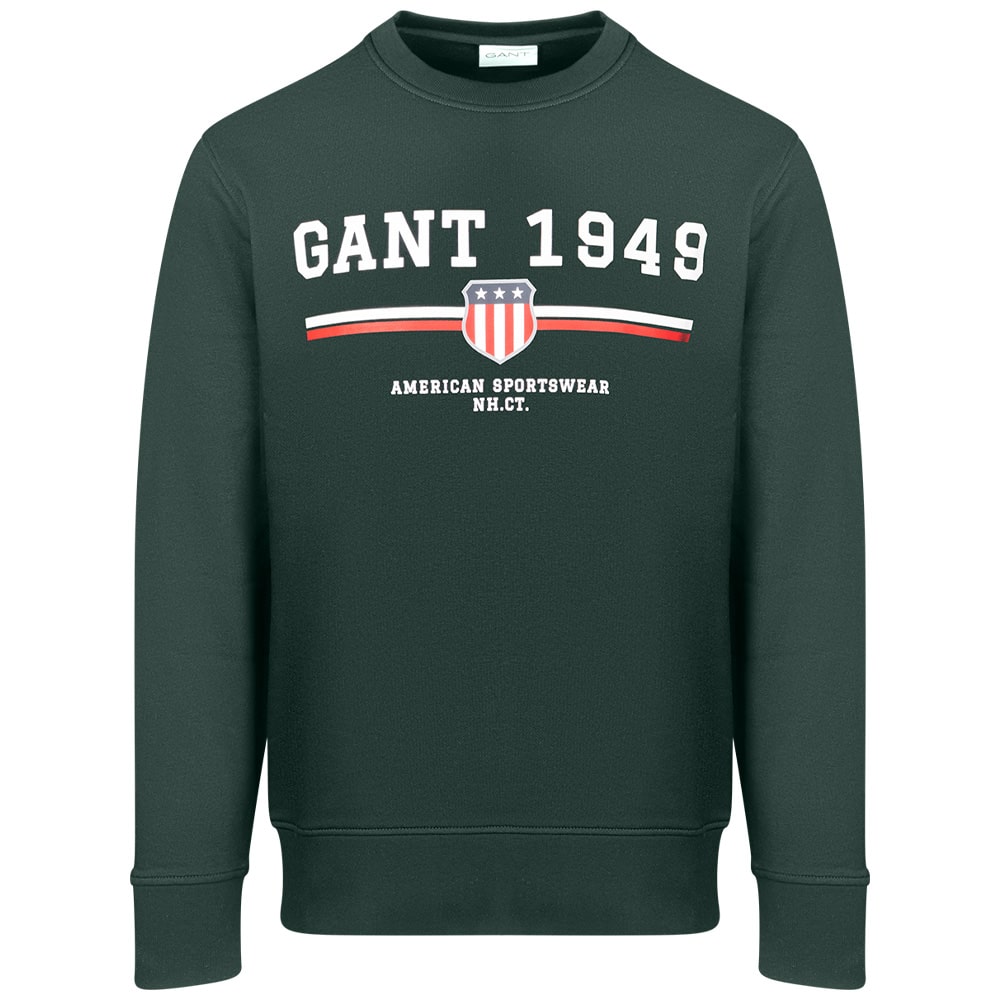 Gant Πράσινο Φούτερ C Neck - 3G2067043