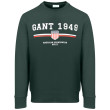 Gant Πράσινο Φούτερ C Neck - 3G2067043