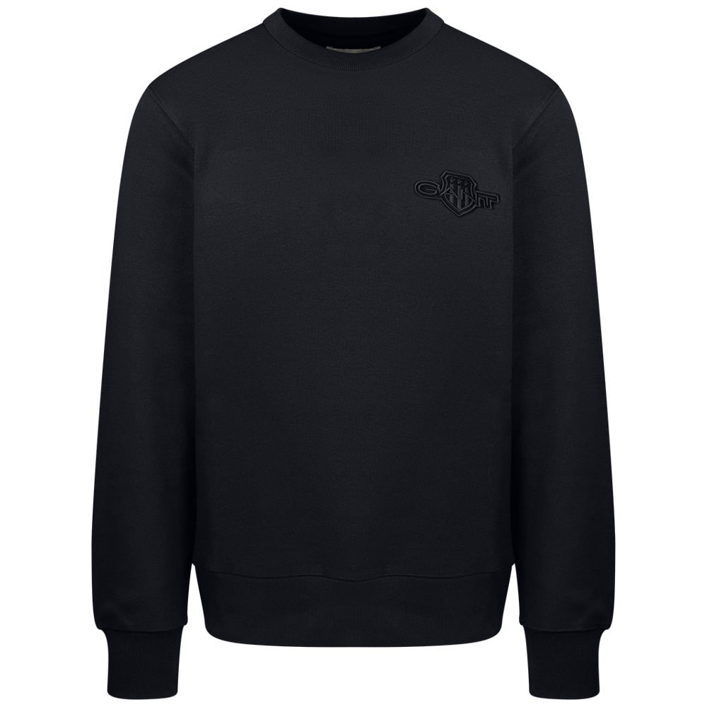 Gant Μαύρο Φούτερ C Neck - 3G2067055