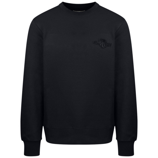 Gant Μαύρο Φούτερ C Neck - 3G2067055