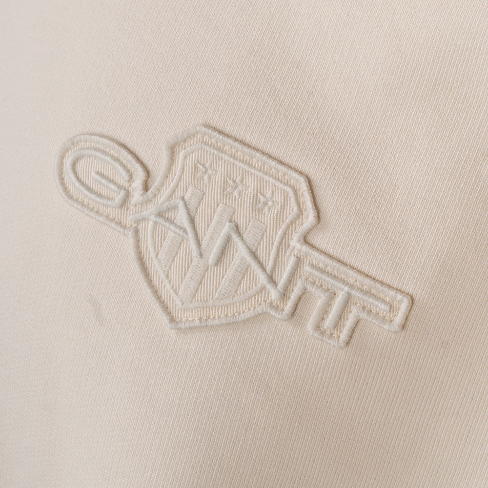 Gant Εκρού Φούτερ C Neck - 3G2067055