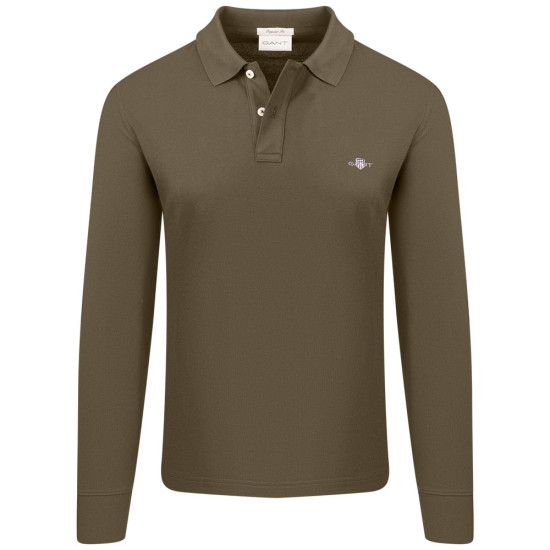 Gant Λαδί Μακρυμάνικο polo - 3G2230-1
