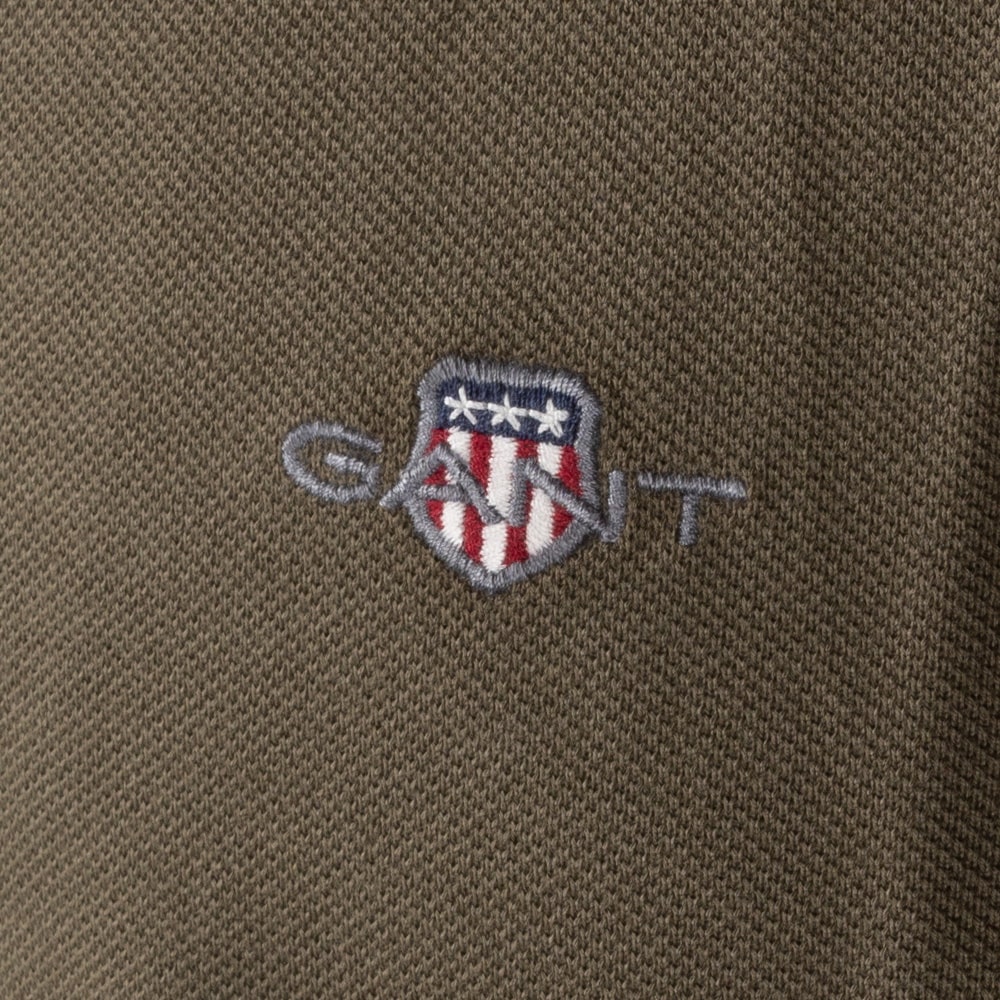 Gant Λαδί Μακρυμάνικο polo - 3G2230-1