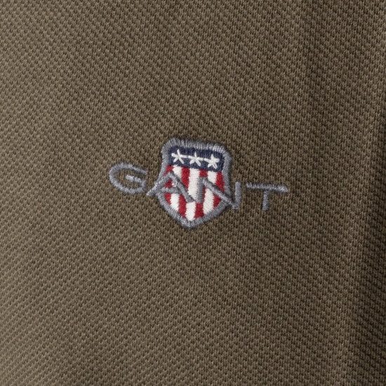 Gant Λαδί Μακρυμάνικο polo - 3G2230-1