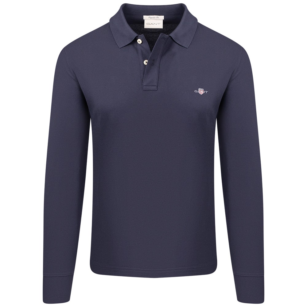 Gant Μπλε Μακρυμάνικο polo - 3G2230-1