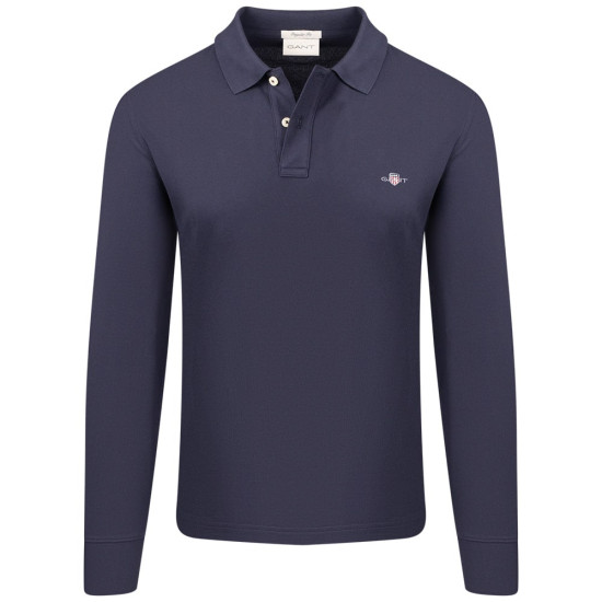 Gant Μπλε Μακρυμάνικο polo - 3G2230-1