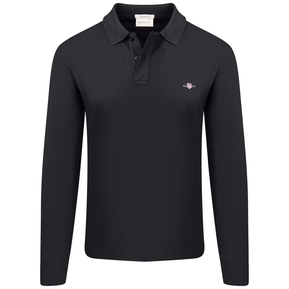 Gant Μαύρο Μακρυμάνικο polo - 3G2230-1