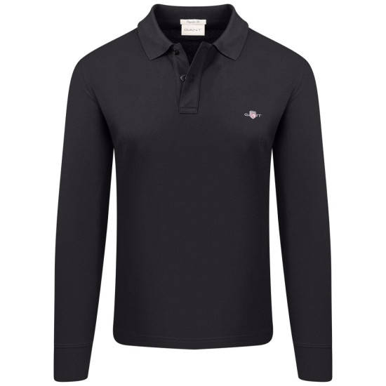 Gant Μαύρο Μακρυμάνικο polo - 3G2230-1