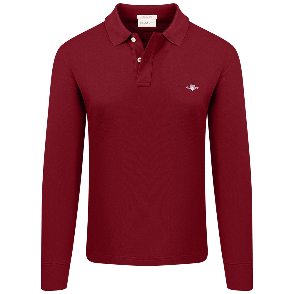 Gant Μπορντό Κοντομάνικο polo - 3G2230-1