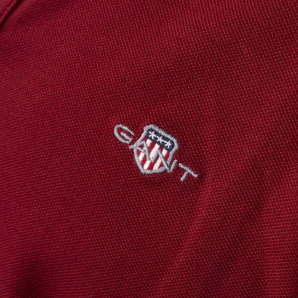 Gant Μπορντό Κοντομάνικο polo - 3G2230-1