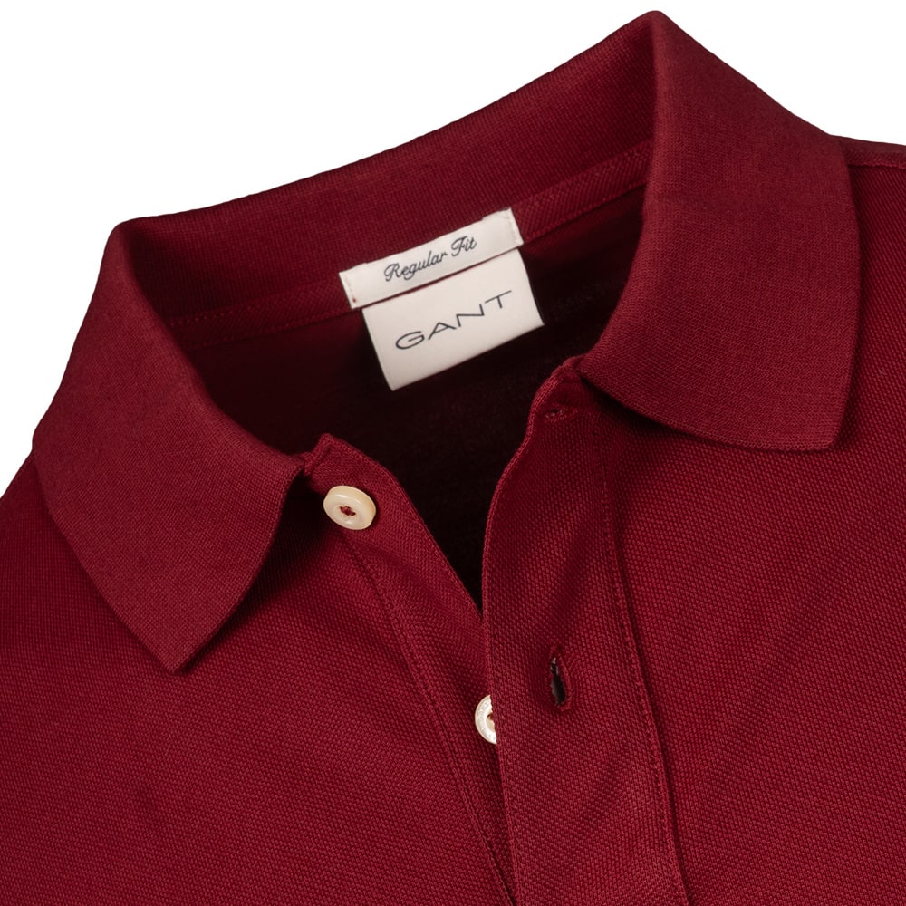 Gant Μπορντό Κοντομάνικο polo - 3G2230-1