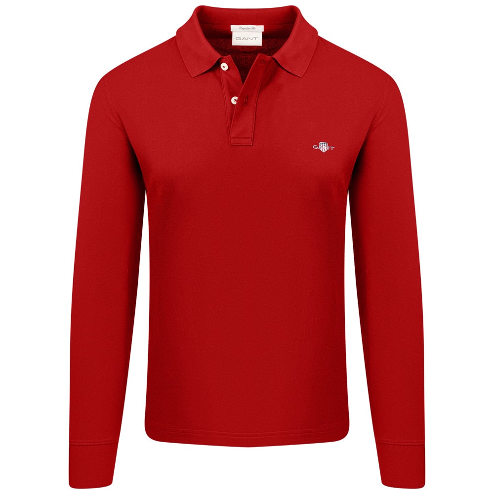 Gant Κόκκινο Μακρυμάνικο polo - 3G2230-1