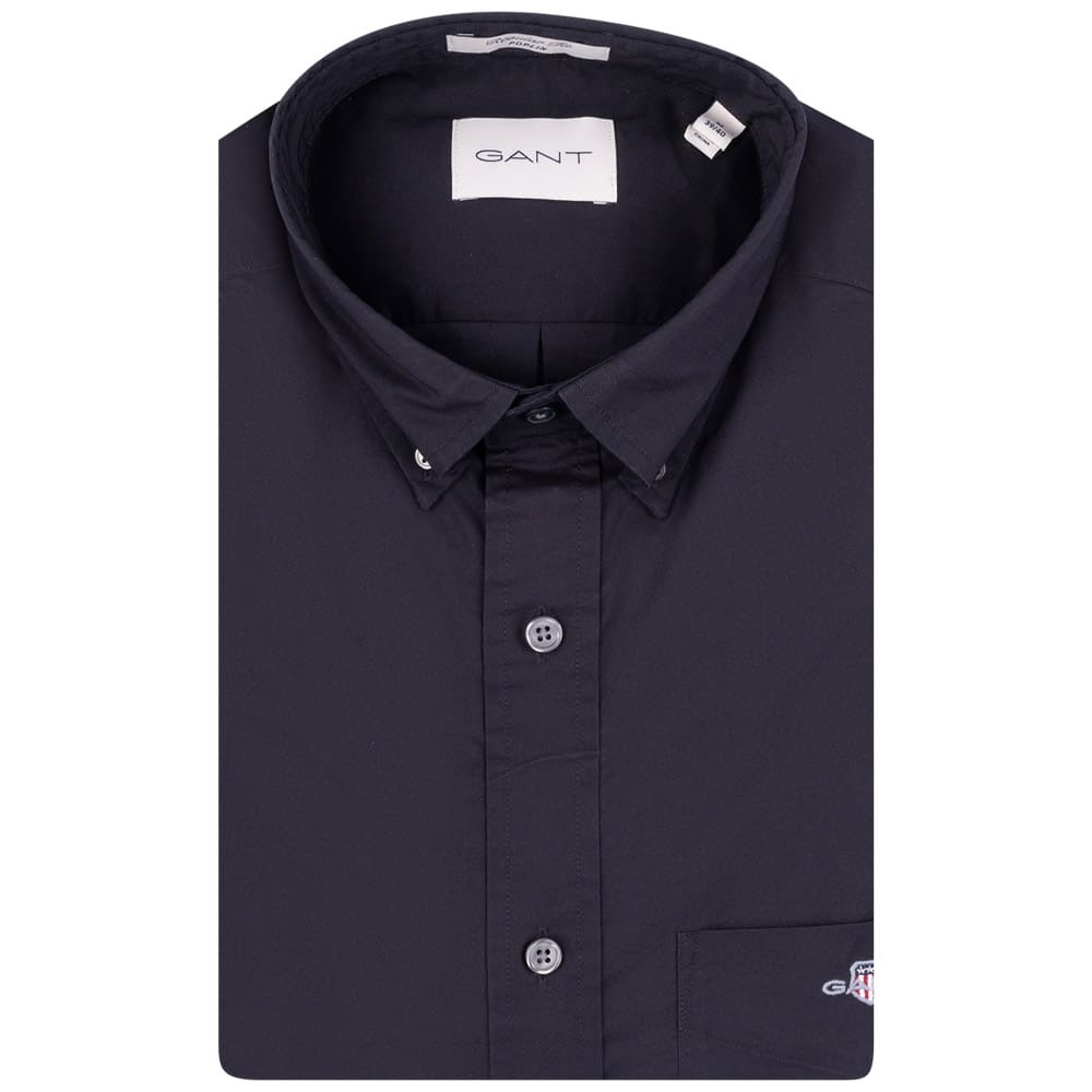 Gant Μαύρο Πουκάμισο Button Down - 3G3000100