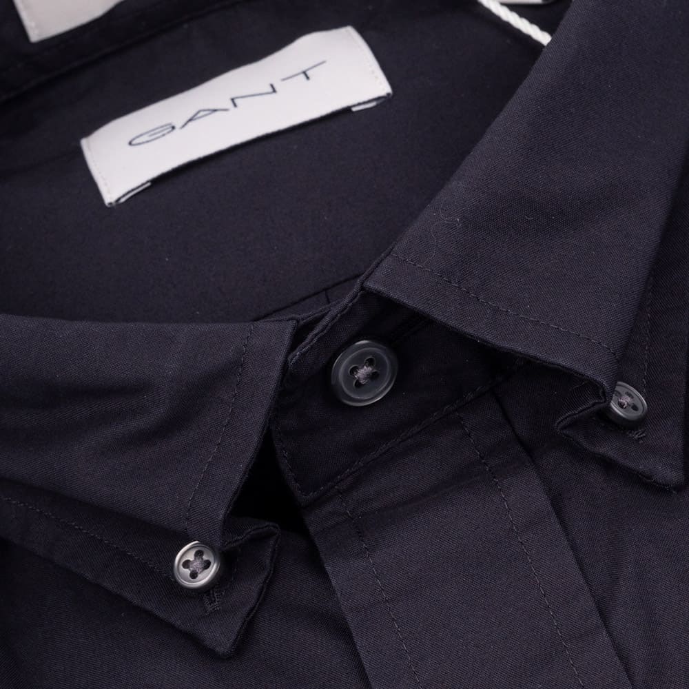 Gant Μαύρο Πουκάμισο Button Down - 3G3000100
