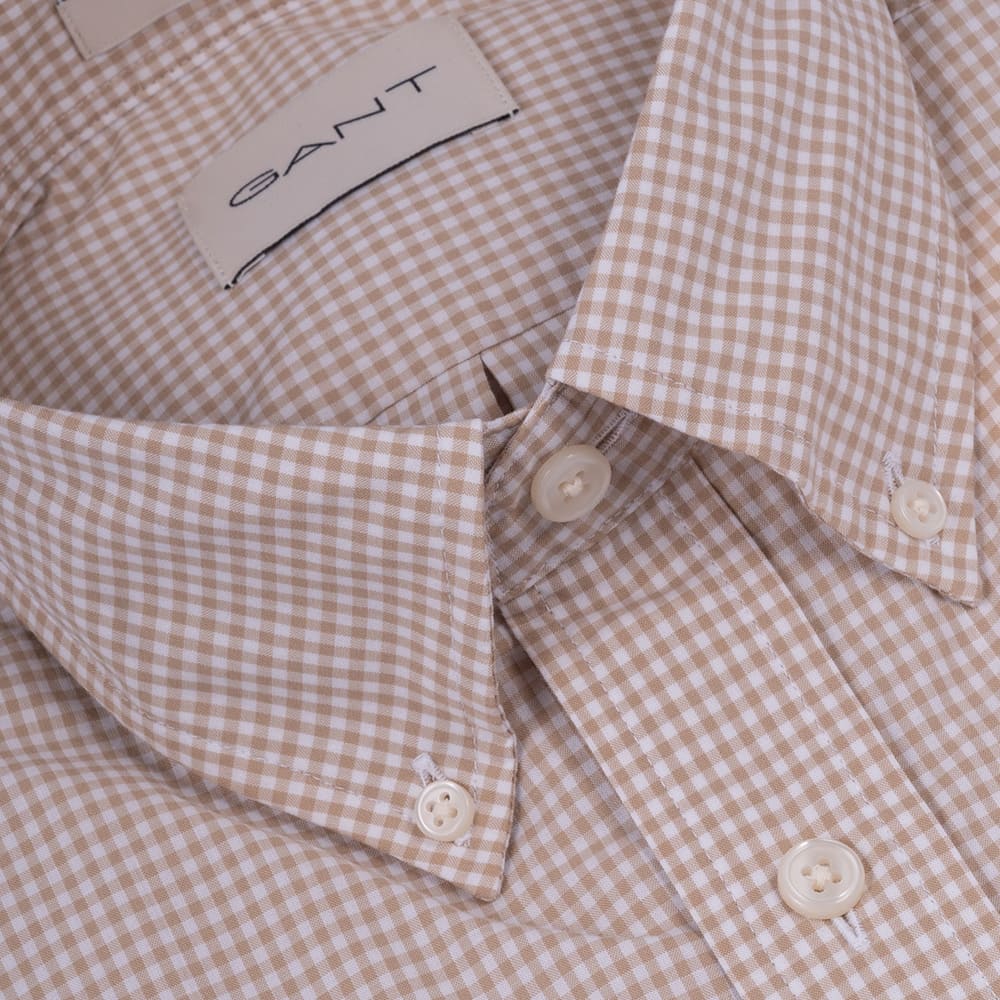 Gant Μπεζ Πουκάμισο Button Down - 3G3000150