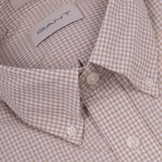 Gant Μπεζ Πουκάμισο Button Down - 3G3000150