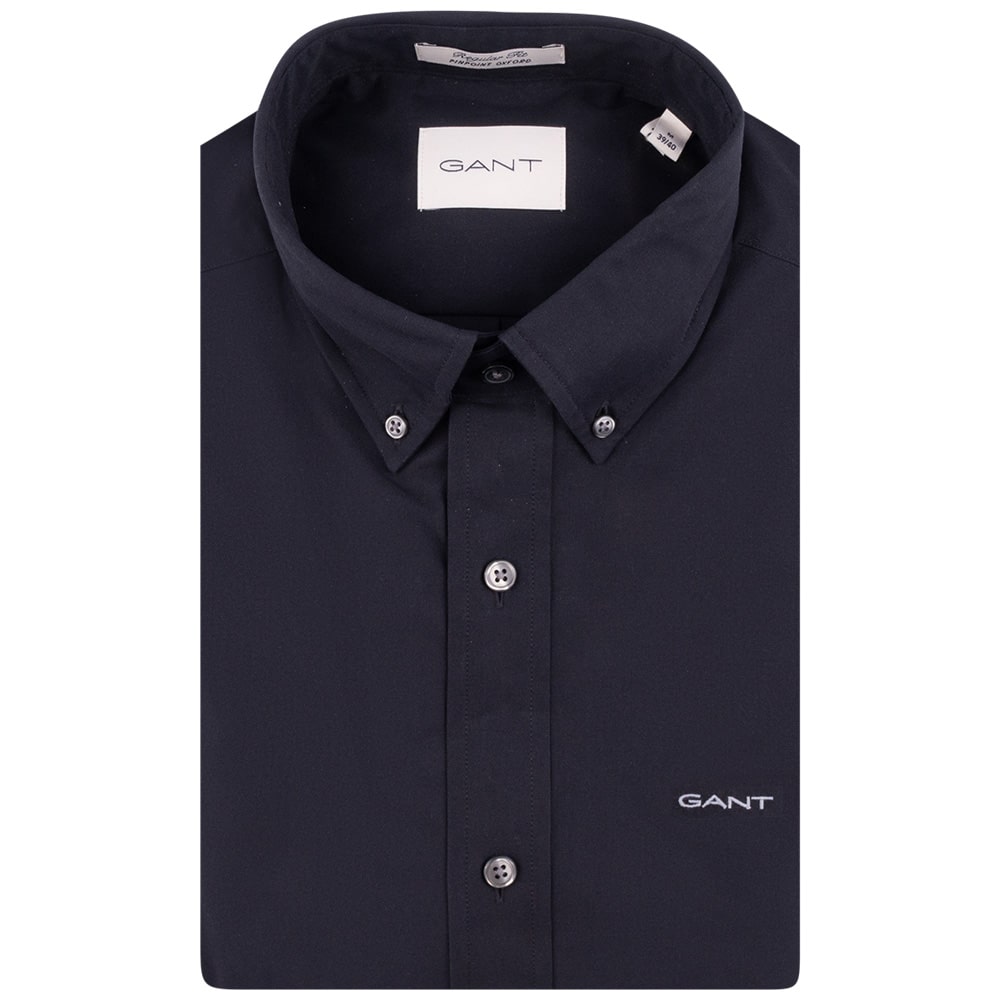 Gant Μαύρο Πουκάμισο Button Down - 3G3000300