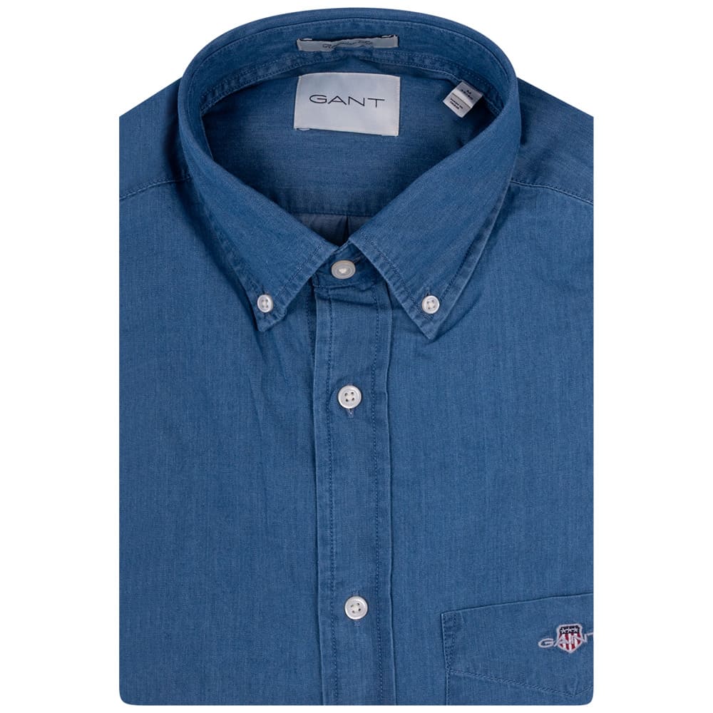 Gant Μπλε Πουκάμισο Button Down Denim - 3G3000400