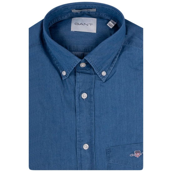 Gant Μπλε Πουκάμισο Button Down Denim - 3G3000400