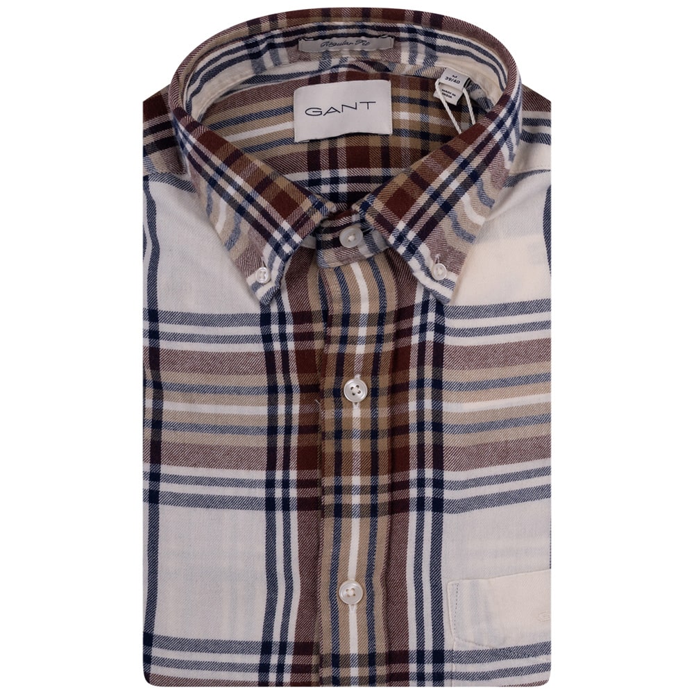 Gant Εκρού Πουκάμισο Button Down - 3G3250243