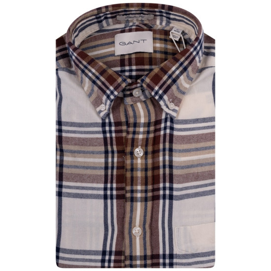 Gant Εκρού Πουκάμισο Button Down - 3G3250243