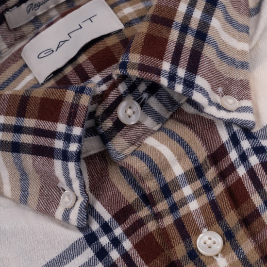 Gant Εκρού Πουκάμισο Button Down - 3G3250243