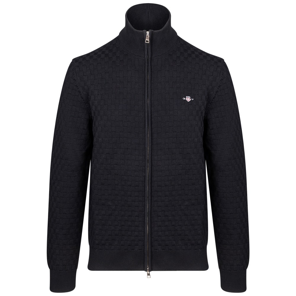 Gant Μαύρη Ζακέτα High Neck - 3G8030263