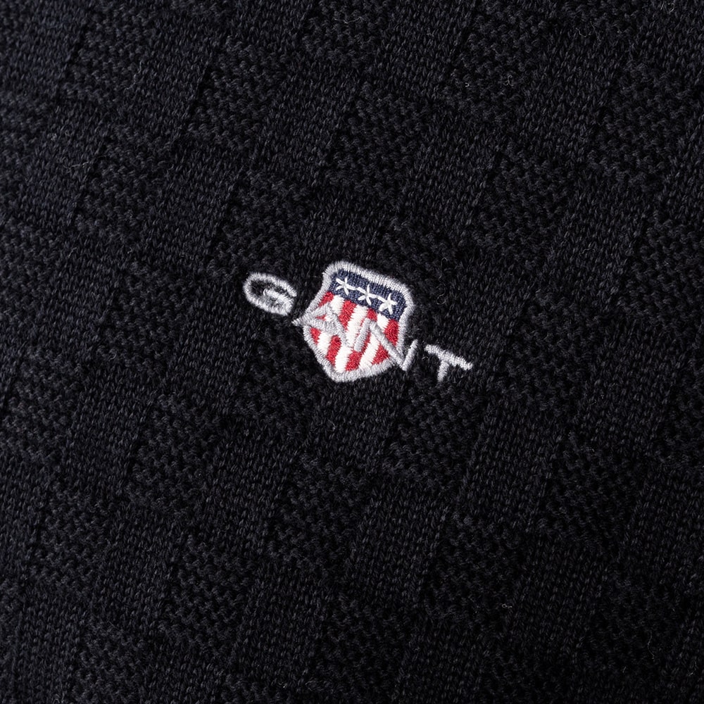 Gant Μαύρη Ζακέτα High Neck - 3G8030263