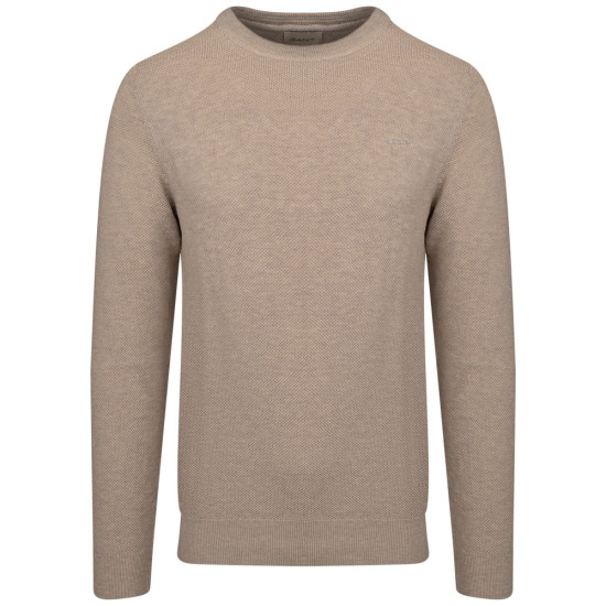 Gant Μπεζ Πουλόβερ C Neck - 3G8040521