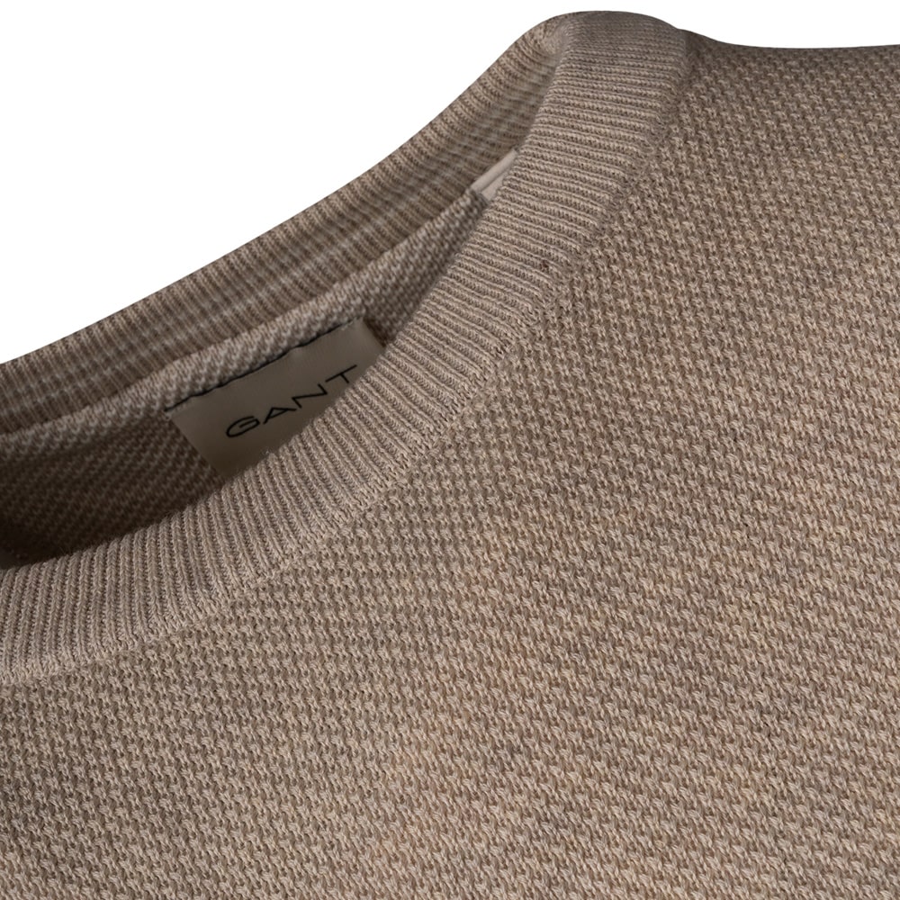 Gant Μπεζ Πουλόβερ C Neck - 3G8040521