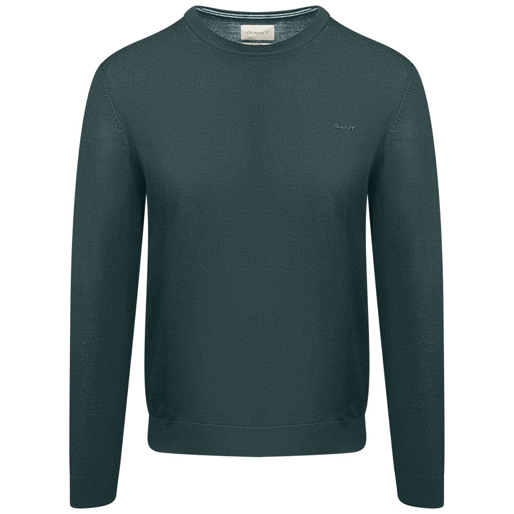 Gant Πράσινο Πουλόβερ C Neck - 3G8050205