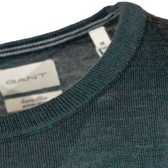 Gant Πράσινο Πουλόβερ C Neck - 3G8050205