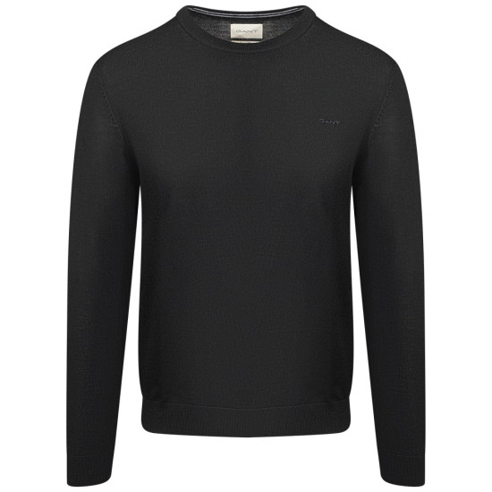 Gant Μαύρο Πουλόβερ C Neck - 3G8050205