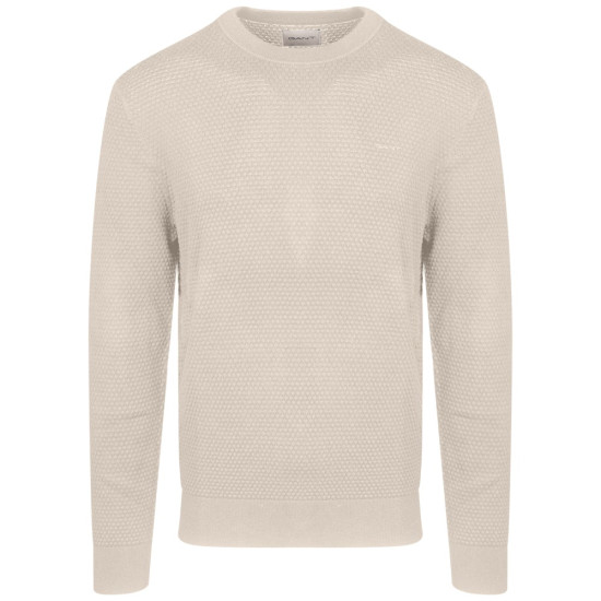 Gant Εκρού Πουλόβερ C Neck - 3G8050262
