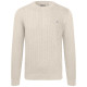 Gant Εκρού Πουλόβερ Cable Knit - 3G8050601