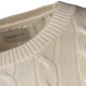 Gant Εκρού Πουλόβερ Cable Knit - 3G8050601