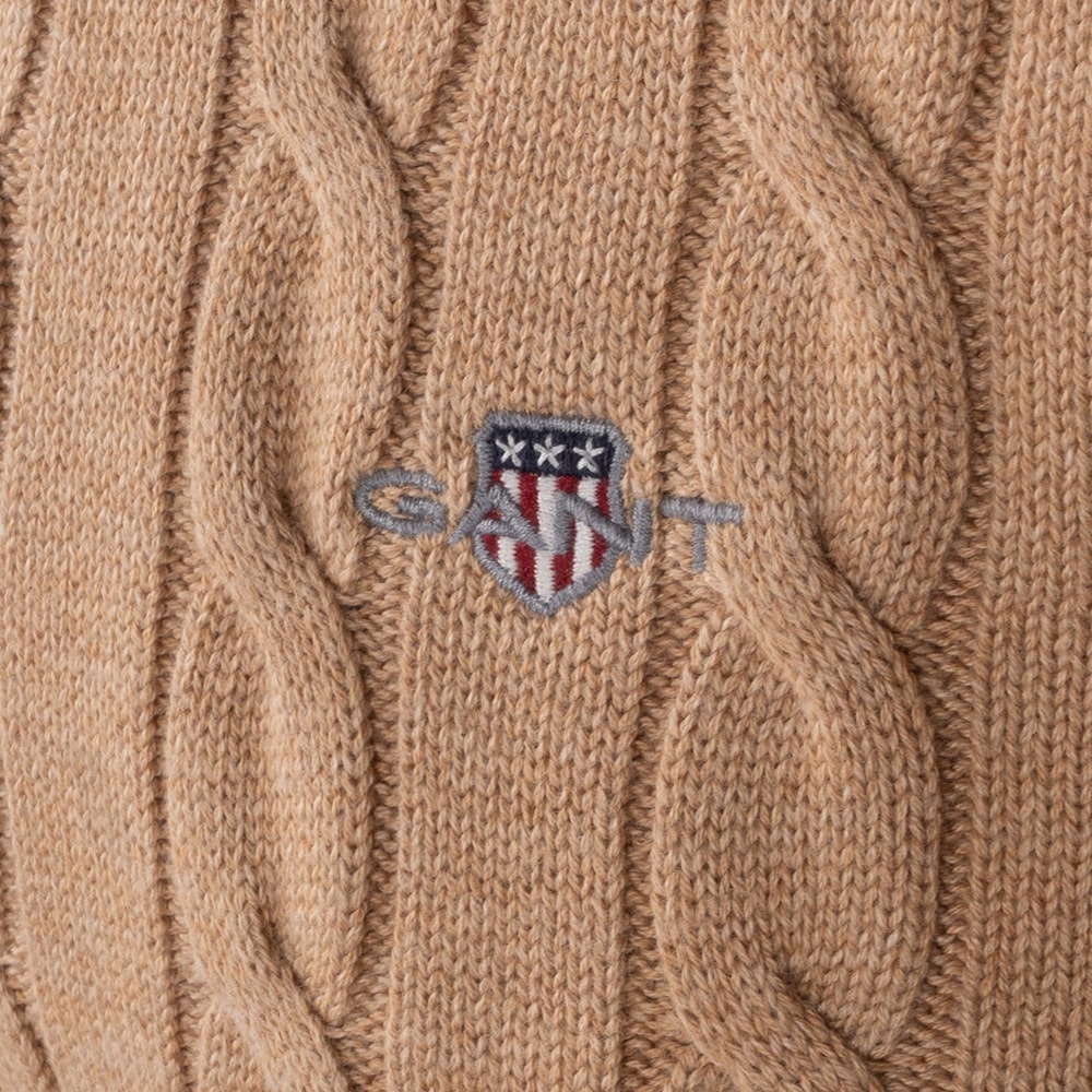 Gant Μπεζ Πουλόβερ Cable Knit - 3G8050601