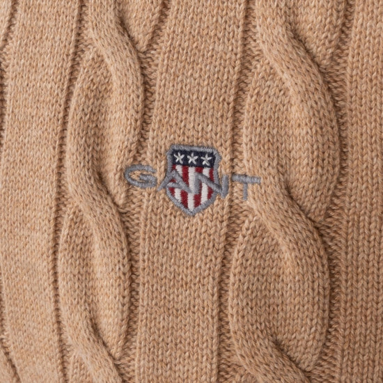 Gant Μπεζ Πουλόβερ Cable Knit - 3G8050601