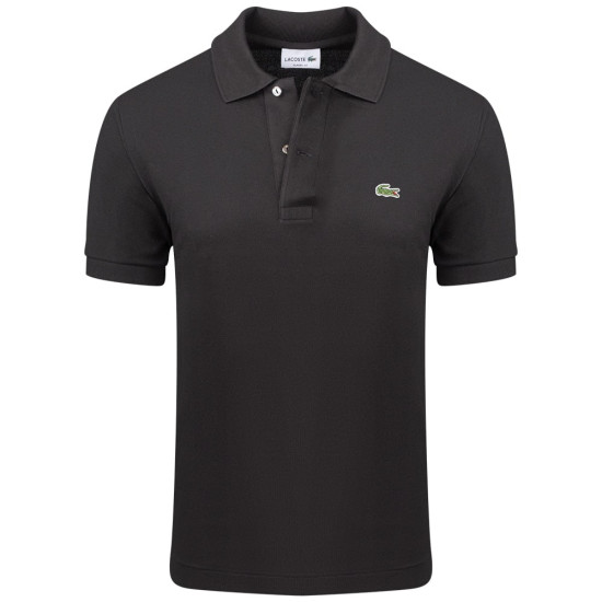 LACOSTE Μαύρο Κοντομάνικο polo - 3L1212
