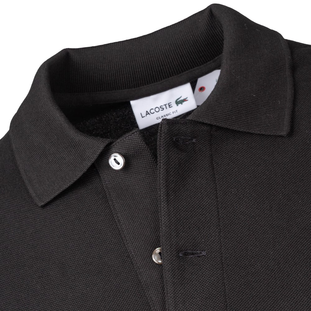 LACOSTE Μαύρο Κοντομάνικο polo - 3L1212