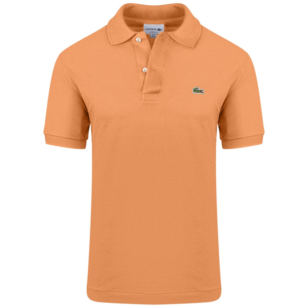 LACOSTE Πορτοκαλί Κοντομάνικο polo - 3L1212