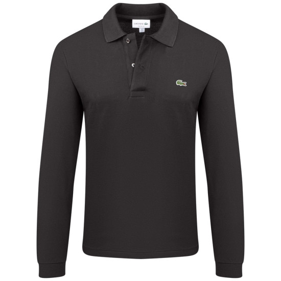 Lacoste Μαύρο Μακρυμάνικο polo - 3L1312