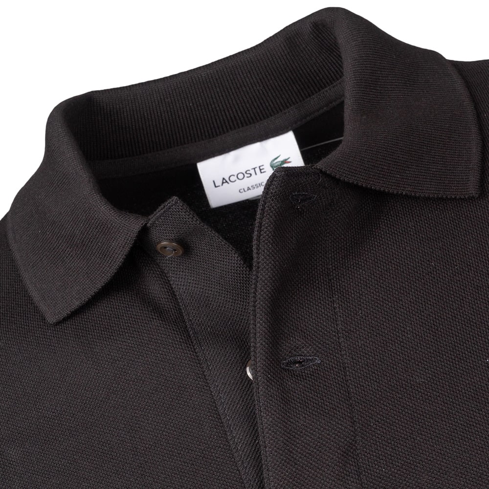 Lacoste Μαύρο Μακρυμάνικο polo - 3L1312