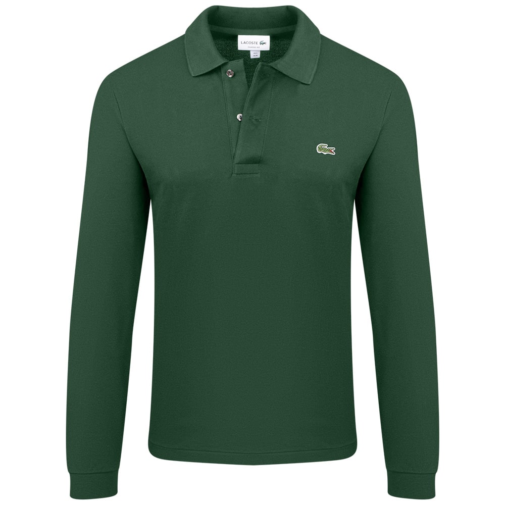 Lacoste Πράσινο Μακρυμάνικο polo - 3L1312