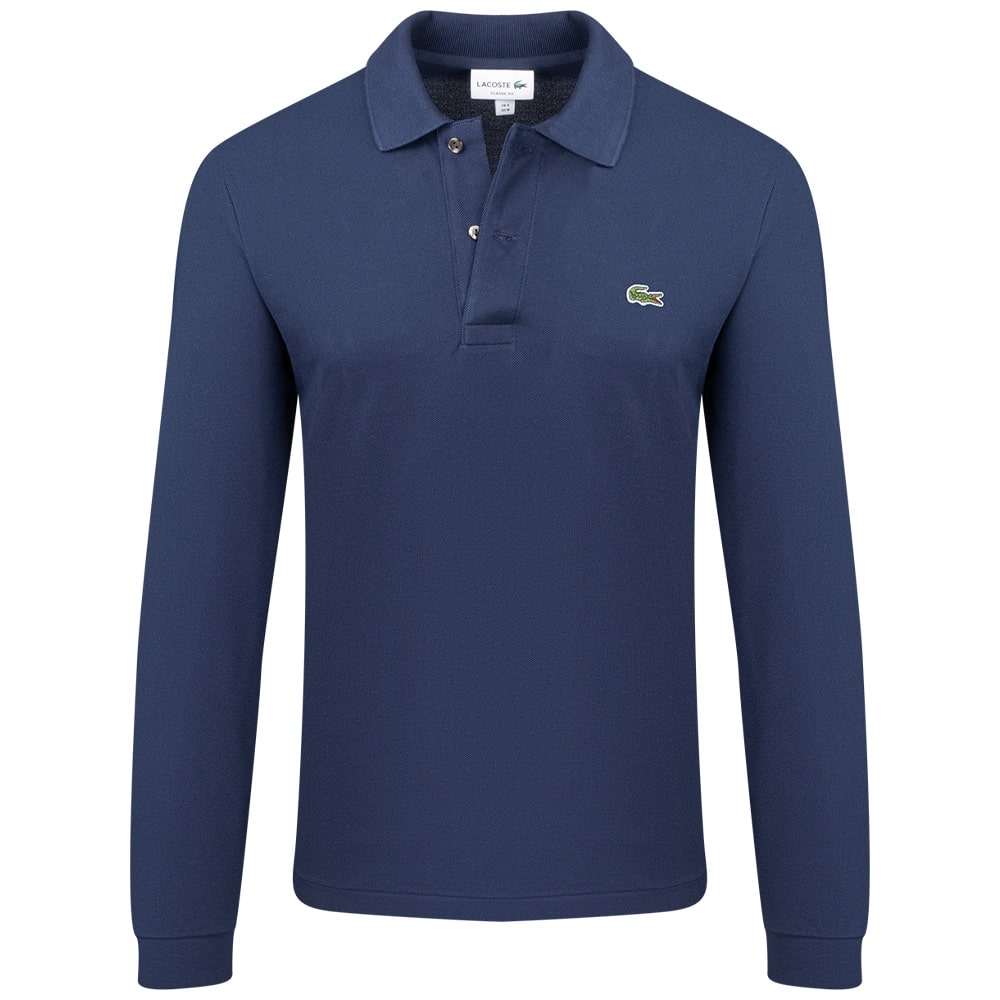 Lacoste Μπλε Μακρυμάνικο polo - 3L1312