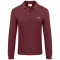 Lacoste Μπορντό Μακρυμάνικο polo - 3L1312