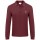 Lacoste Μπορντό Μακρυμάνικο polo - 3L1312