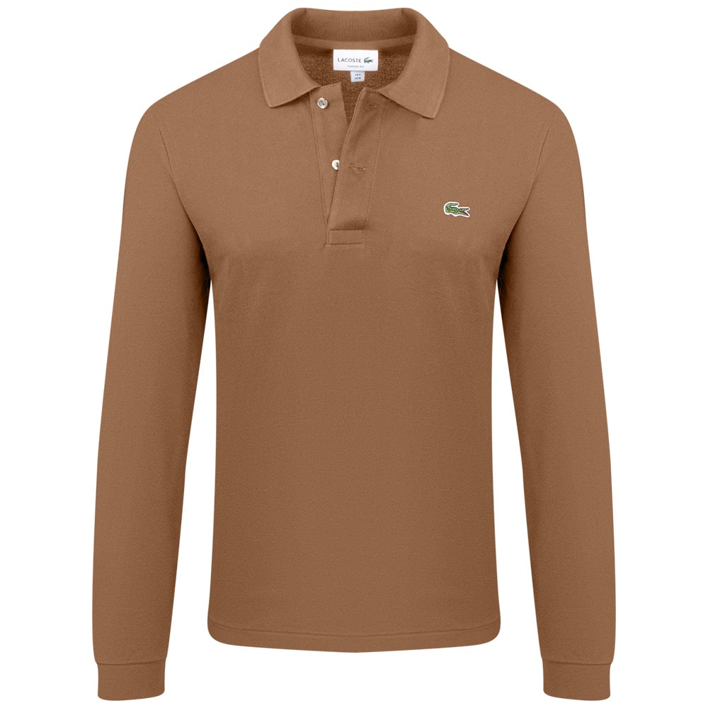 Lacoste Μπεζ Μακρυμάνικο polo - 3L1312