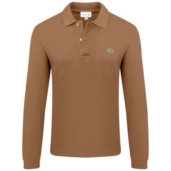 Lacoste Μπεζ Μακρυμάνικο polo - 3L1312